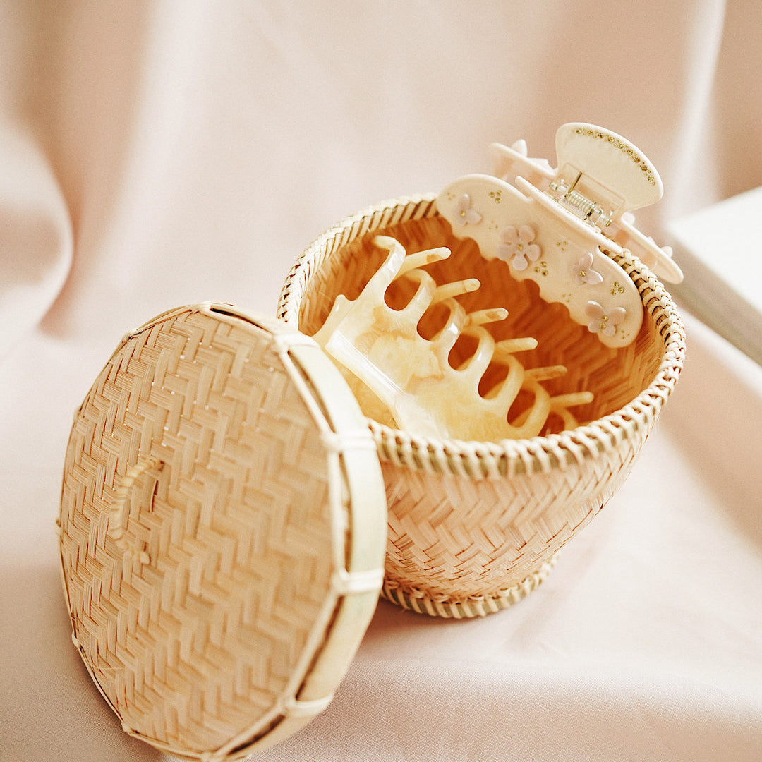 The Artisanal Bamboo Mini Storage Box