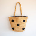 The Polka Dot Raffia Summer Tote