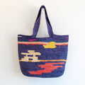 The Midnight Harbor Raffia Tote