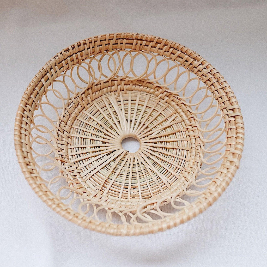 The Artisanal Rattan Weave Plate