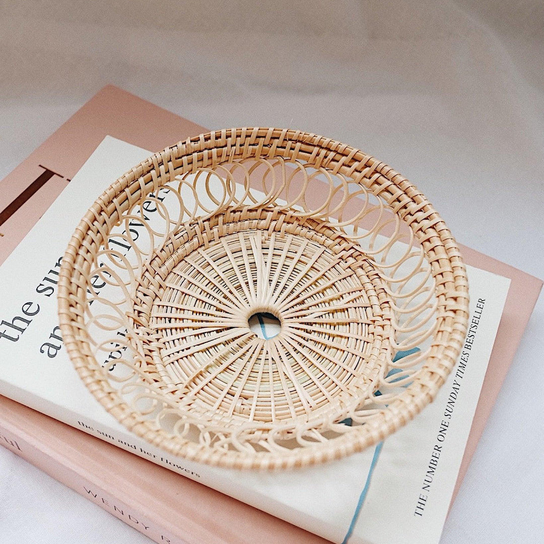 The Artisanal Rattan Weave Plate