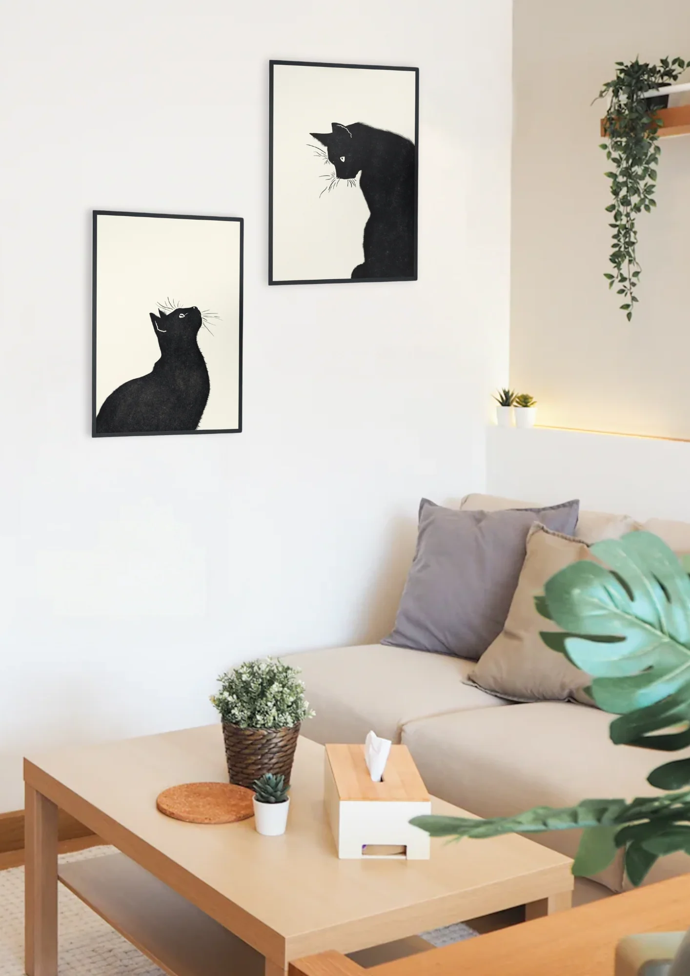 Playful Cats - Set of 2 Posters