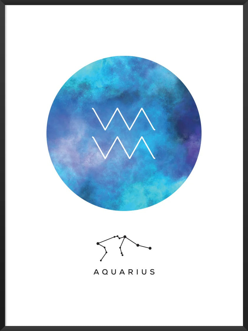 Aquarius - Aquarius Horoscope Poster