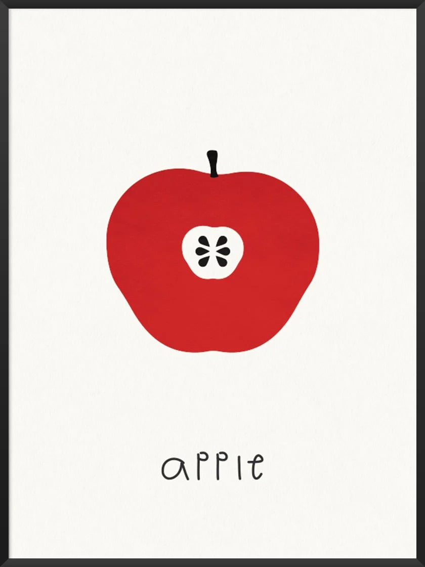 Apple - Apple Kids Room Poster