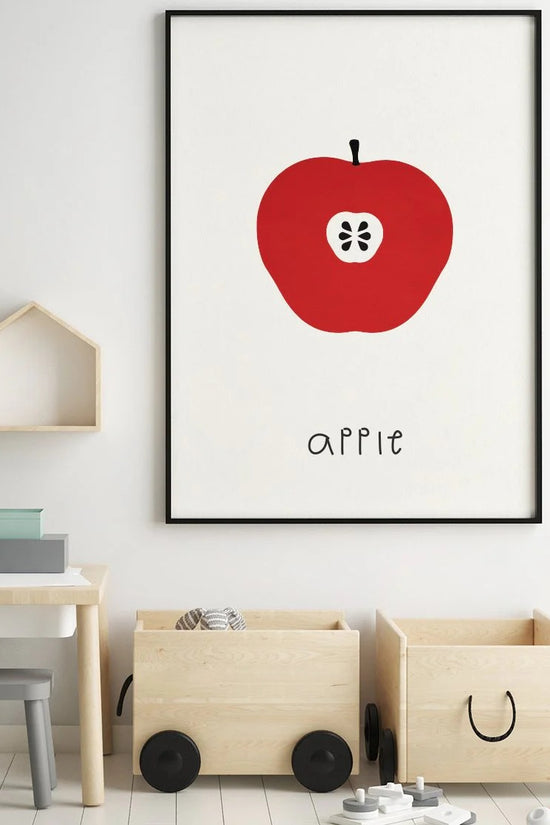 Apple - Apple Kids Room Poster