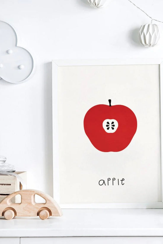 Apple - Apple Kids Room Poster