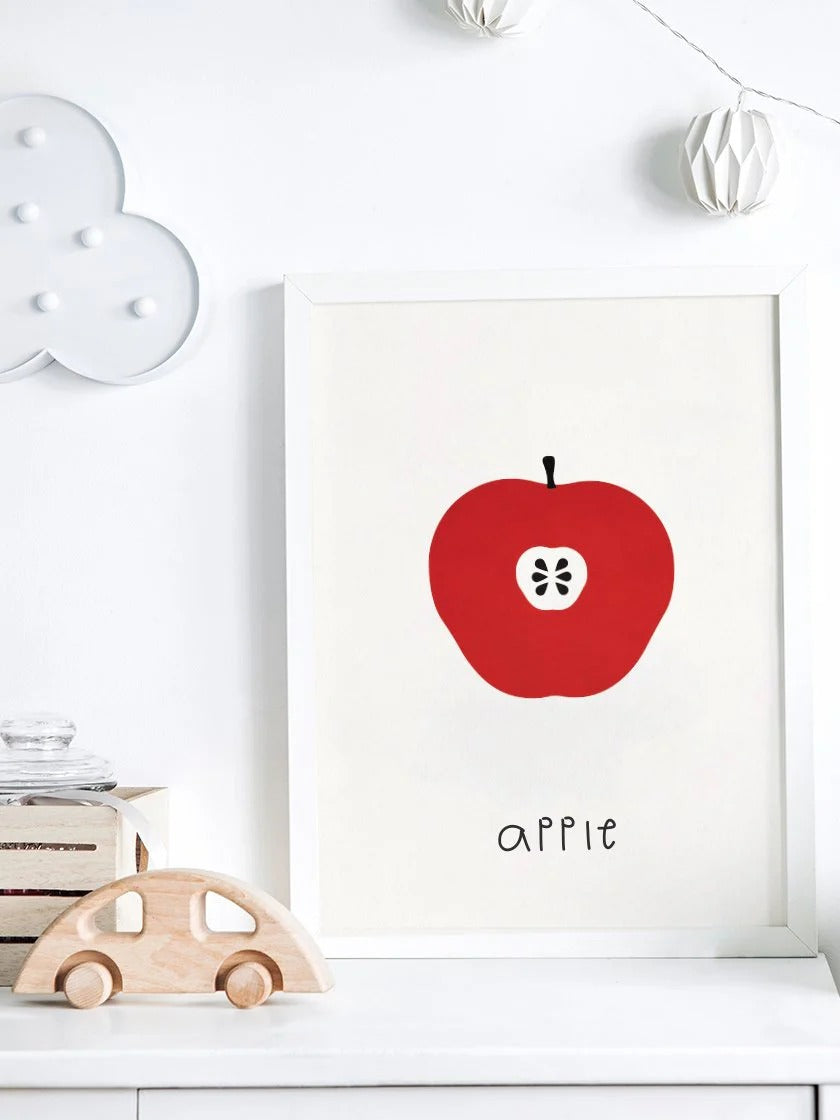 Apple - Apple Kids Room Poster