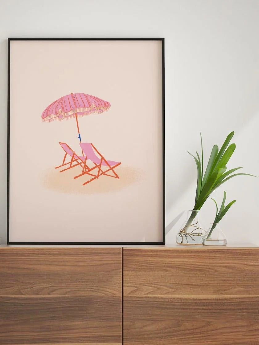 Beach Chairs - Beach Chair Poster