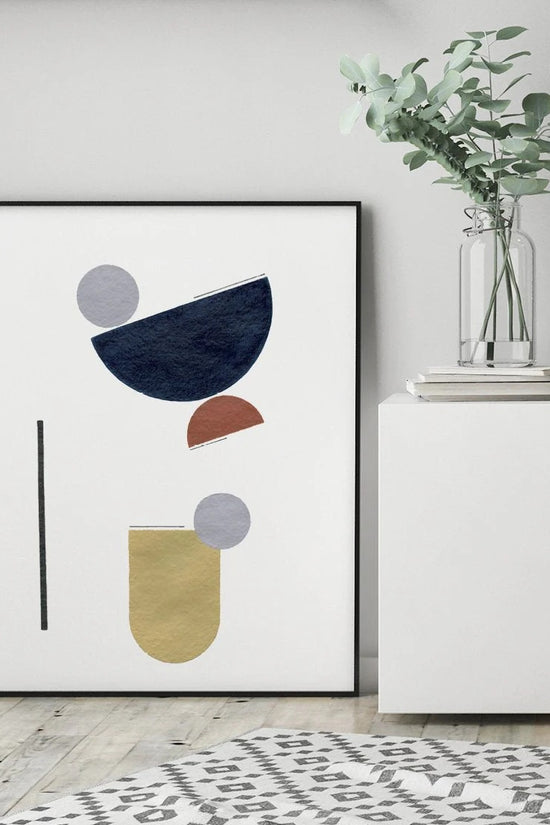 Geometric Textures Poster