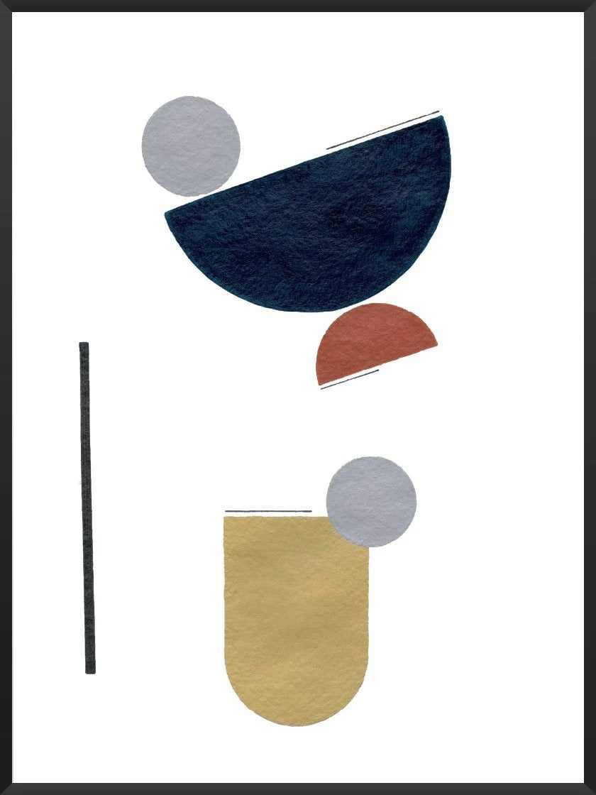 Geometric Textures Poster