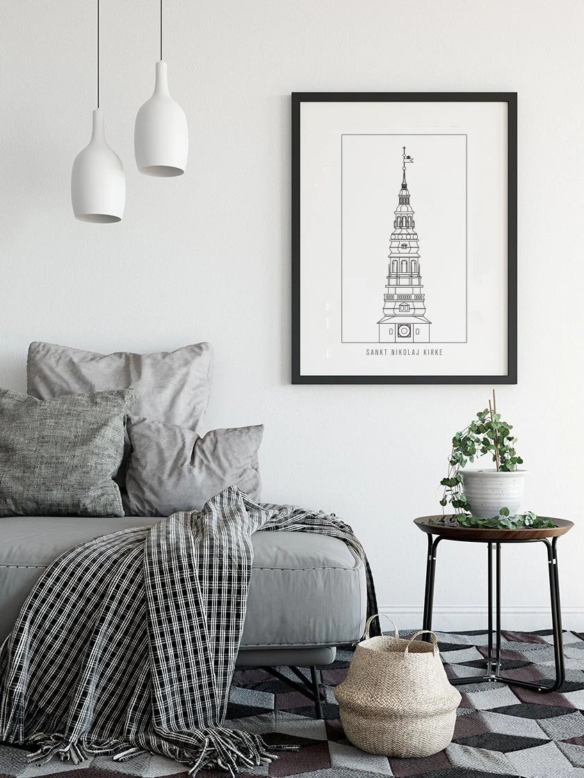 Copenhagen Nicholas Tower Poster