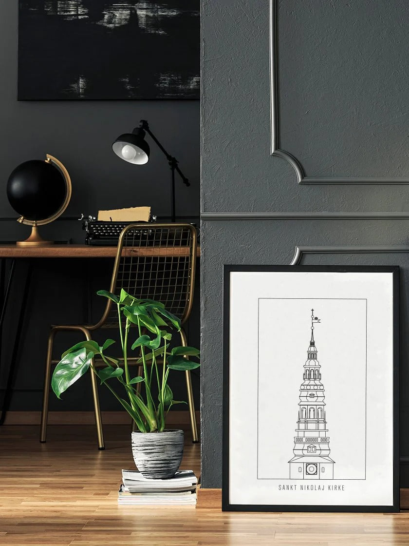 Copenhagen Nicholas Tower Poster